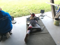 Helmi valmistautuu suoritukseensa